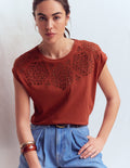T-shirt-Burnt Orange